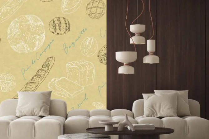 Fototapeta: パ タ ー ン · パ ン · ク ラ フ ト ペ ー パ ー