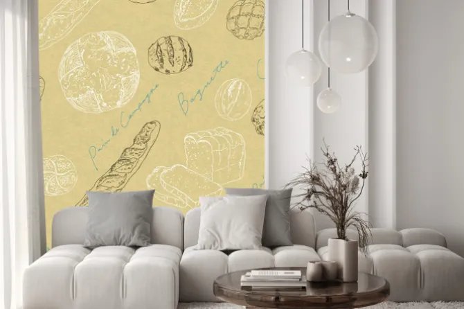 Fototapeta: パ タ ー ン · パ ン · ク ラ フ ト ペ ー パ ー