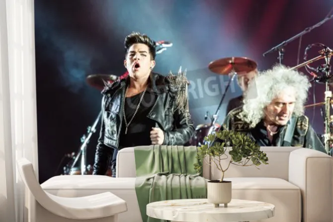 Fototapeta: 03 lipca 2012 - moskwa, rosja - brytyjski zespół rockowy królowa