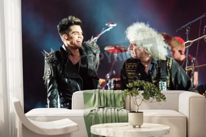 Fototapeta: 03 lipca 2012 - moskwa, rosja - brytyjski zespół rockowy królowa