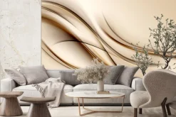 Fototapeta: Abstrakcja o miękkich liniach
