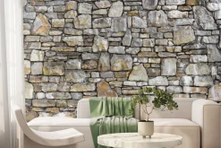 Fototapeta: Abstrakcyjna ściana z kamieni