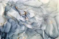 Fototapeta: Abstrakcyjna kompozycja z szaro niebieskiego marmuru