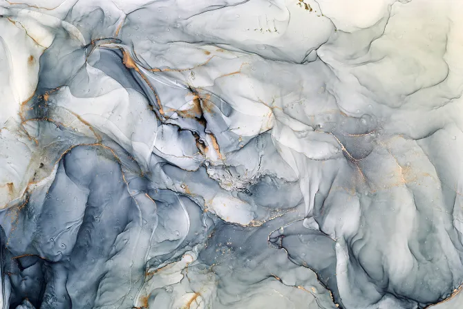 Fototapeta: Abstrakcyjna kompozycja z szaro niebieskiego marmuru