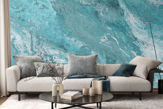 Fototapeta: Abstrakcyjna morska tekstura imitacja kamienia