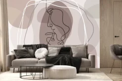 Fototapeta: Abstrakcyjna miłość linearna kompozycja