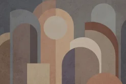 Fototapeta: Abstrakcyjne figury geometryczne w nowoczesnym stylu