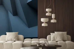 Fototapeta: Abstrakcyjne geometrycznej tła z nakładających się kostek