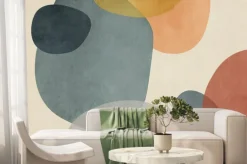 Fototapeta: Abstrakcyjne geometryczne kształty z kamieni