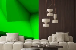 Fototapeta: Abstrakcyjne geometryczne tła z nakładających się kostek