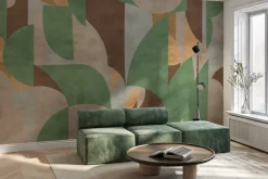 Fototapeta: Abstrakcyjne kształty geometryczne w nowoczesnym stylu z teksturą