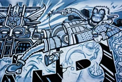 Fototapeta: Abstrakcyjne koszykarskie graffiti