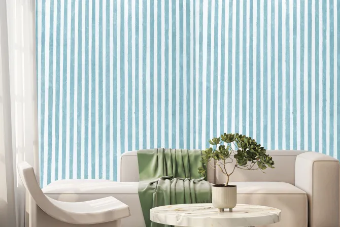 Fototapeta: Abstrakcyjne paski w stylu skandynawskim