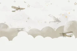 Fototapeta: Abstrakcyjne samoloty w chmurach