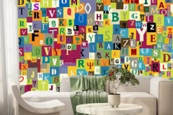 Fototapeta: Abstrakcyjne tło litery