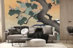 Fototapeta: Abstrakcyjny japoński krajobraz roślinny