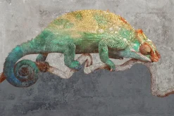 Fototapeta: Abstrakcyjny kameleon na gałęzi