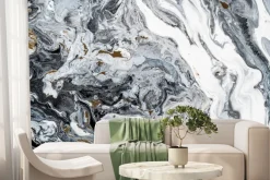 Fototapeta: Abstrakcyjny marmur w szarości
