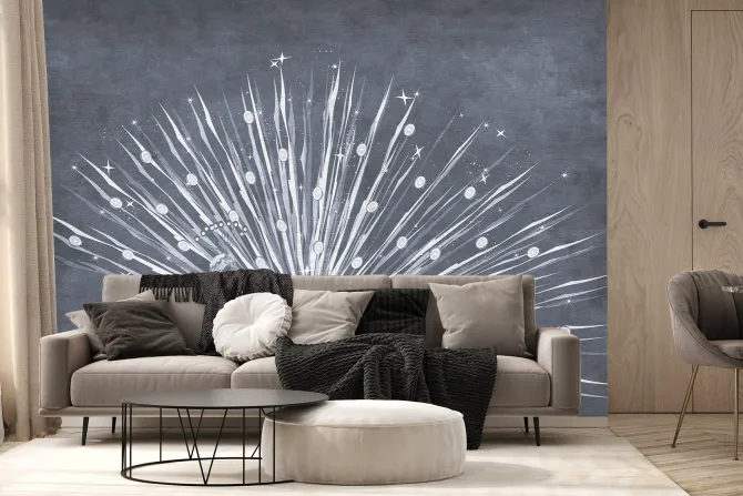 Fototapeta: Abstrakcyjny rysunek pawia