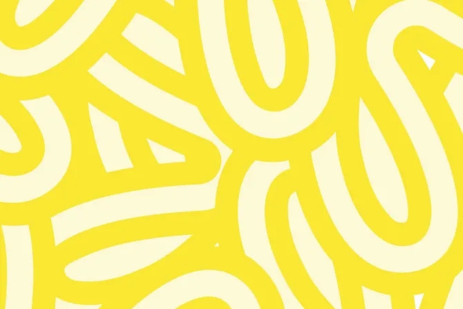 Fototapeta: Abstrakcyjny żółty wzór w nieregularne kreski