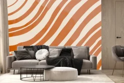 Fototapeta: Abstrakcyjny wzór z liniami w nowoczesnym stylu