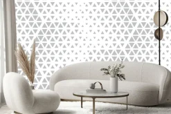 Fototapeta: Abstrakcyjny wzór geometryczny biało szary