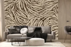 Fototapeta: Abstrakcyjny wzór w imitacji zebry