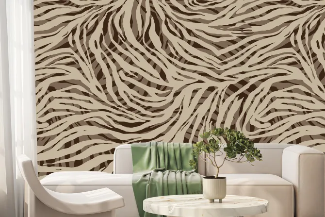 Fototapeta: Abstrakcyjny wzór w imitacji zebry