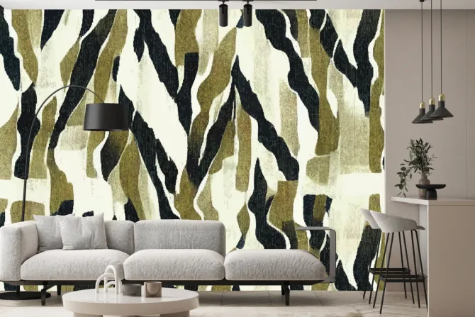 Fototapeta: Abstrakcyjny wzór w stylu zebry