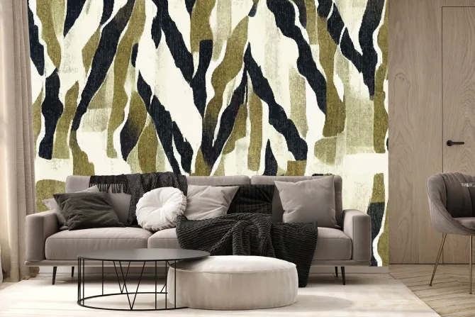 Fototapeta: Abstrakcyjny wzór w stylu zebry