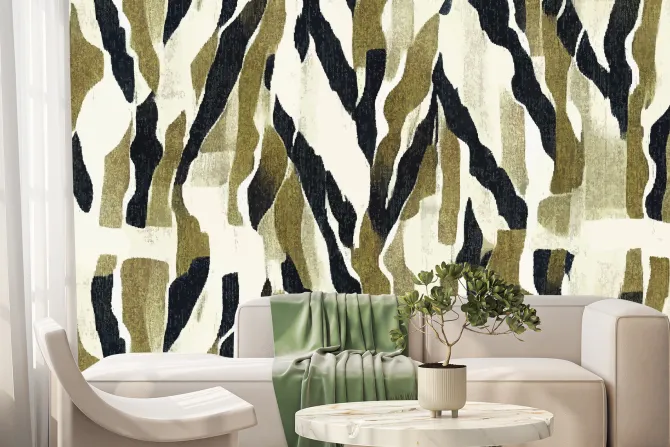 Fototapeta: Abstrakcyjny wzór w stylu zebry