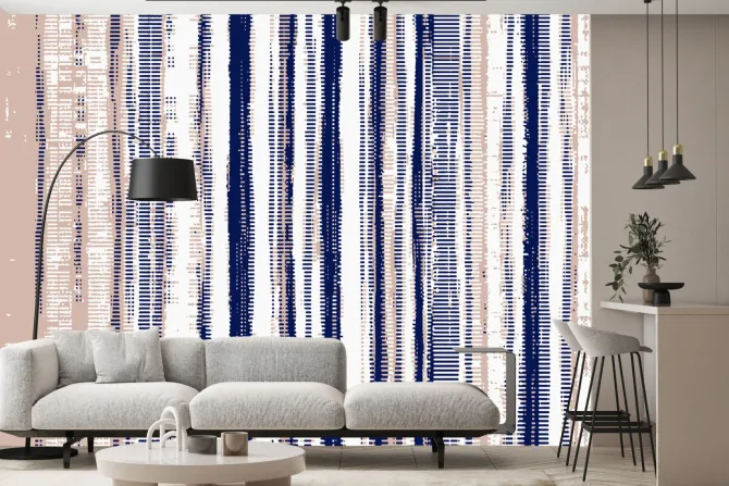 Fototapeta: Abstrakcyjny wzór w stylu vintage z paskami