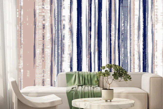 Fototapeta: Abstrakcyjny wzór w stylu vintage z paskami