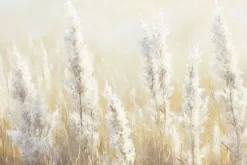 Fototapeta: Akwarela łąki z suchymi trawami