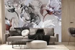 Fototapeta: Akwarela kwitnących tulipanów