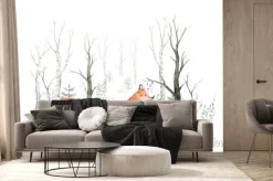 Fototapeta: Akwarelowa ilustracja małego liska