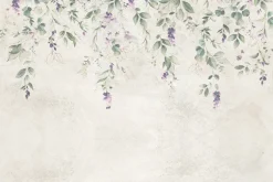 Fototapeta: Akwarelowe kompozycje z kwiatami lawendy