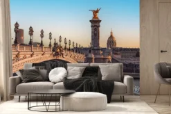 Fototapeta: Alexandre iii bridge in paris at sunset