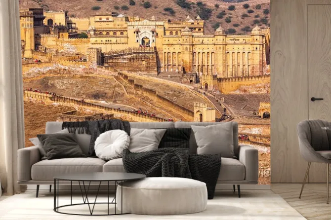 Fototapeta: Amer amber fort, rajasthan, indie