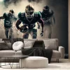 Fototapeta: American football players in a super bowl game, generative ai