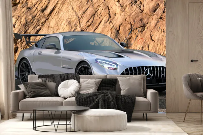 Fototapeta: Amg – gt czarna seria mercedes