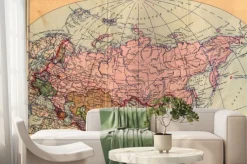 Fototapeta: Antyczna mapa świata na papierze