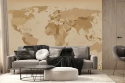 Fototapeta: Archiwalne mapa świata