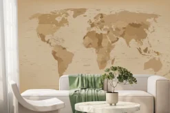 Fototapeta: Archiwalne mapa świata