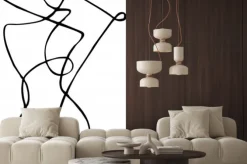 Fototapeta: Artystyczna sylwetka kobiety w stylu line art