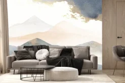 Fototapeta: Artystyczny krajobraz górski