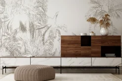 Fototapeta: Artystyczny krajobraz tropikalnej dżungli