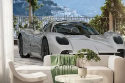 Fototapeta: Auto przyszłości przy wybrzeżu