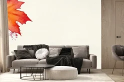 Fototapeta: Autumn. watercolor abstract portrait of girl. fashion background