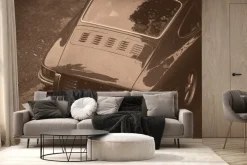 Fototapeta: Bagażnik samochodu w style vintage